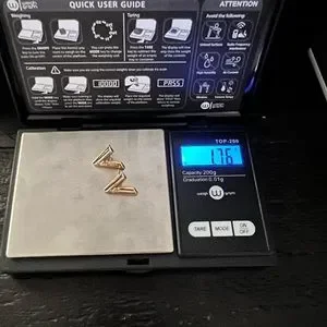 Designer inspired 18k Yellow Gold Earrings